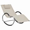 Day and Night - Day and Night Lounger with Cream Textilene Pillow