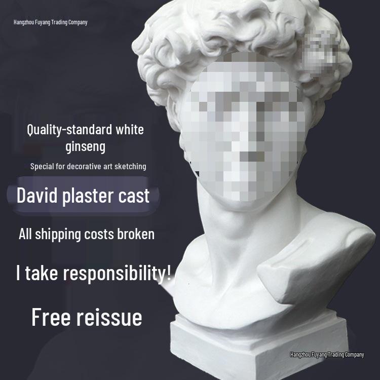 Набор геометрических скульптур из гипса для искусства и фотографии