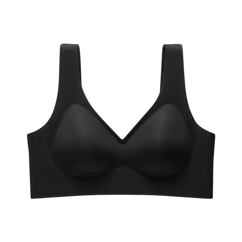 VANBARIS Plus Size Push-Up Bra with Side Support, Fixed Cups & Seamless Back Smoothing for Women
