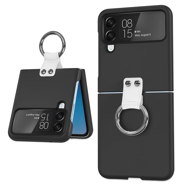 Противоскользящий ремешок, модный чехол для мобильного телефона для Samsung Galaxy Z Flip4 5g Flip 4 Flip3 Flip 3 Zflip4, противоударный чехол с кольцом-держателем