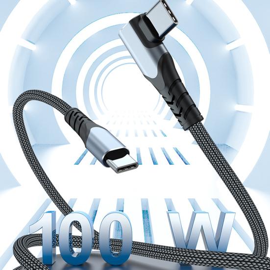 Кабель для передачи данных, 100 Вт, PD, быстрая зарядка, толстый медный провод, 480 Мбит/с, высокоскоростной зарядный шнур для передачи данных