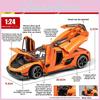 Koenigsegg Sports Car Model Alloy Toy With Sound Light Doors For Children Play