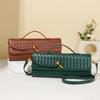 2024 New Hand-woven Soft Pu Leather Single Shoulder Bag for Evening Party Handbag Crossbody Bag Designer Bag for Women