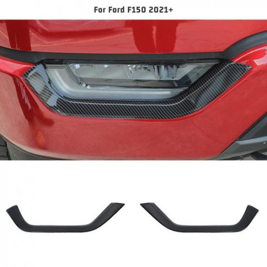 Накладка на противотуманную фару из углеродного волокна, накладка на "бровь" для Ford F150 +