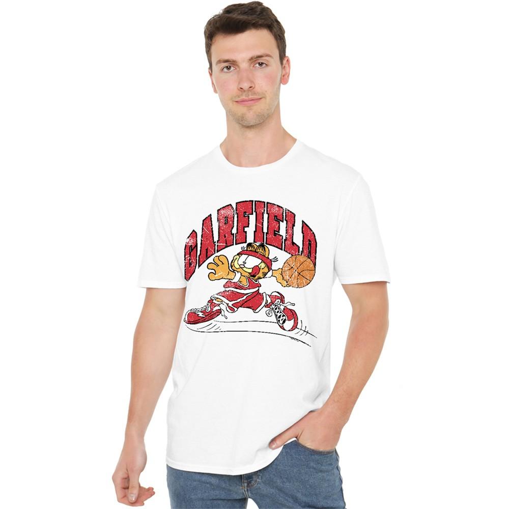 Garfield Basketball T-Shirt L-2XL White