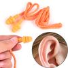 Ergonomic Soft Silicone Corded Ear Plugs for Effective Hearing Protection