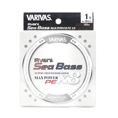 Varivas Леска PE Seabass Max Power X8 Silver 150м PE 1.0 20.2lb (5752)