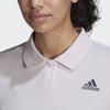 Adidas Футболка-поло с коротким рукавом и принтом логотипа в виде алфавита, женские топы розового цвета HC2719