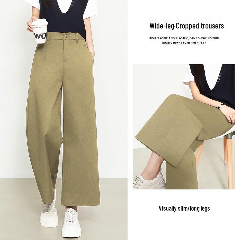 Женские укороченные брюки со стрелками в стиле business casual