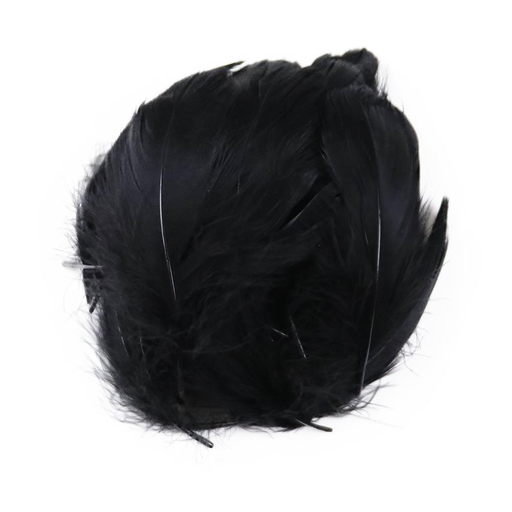 Натуральное гусиное перо 5-8 см, белый шлейф для изготовления ювелирных изделий, серег, свадебных украшений, перья для завязывания мух, 100 шт.