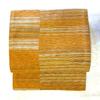 Used Nishijin Fukuro Obi, Kissho Seven Colors Iware Obi, Golden Tea Elegant, Tea Ceremony, Unused