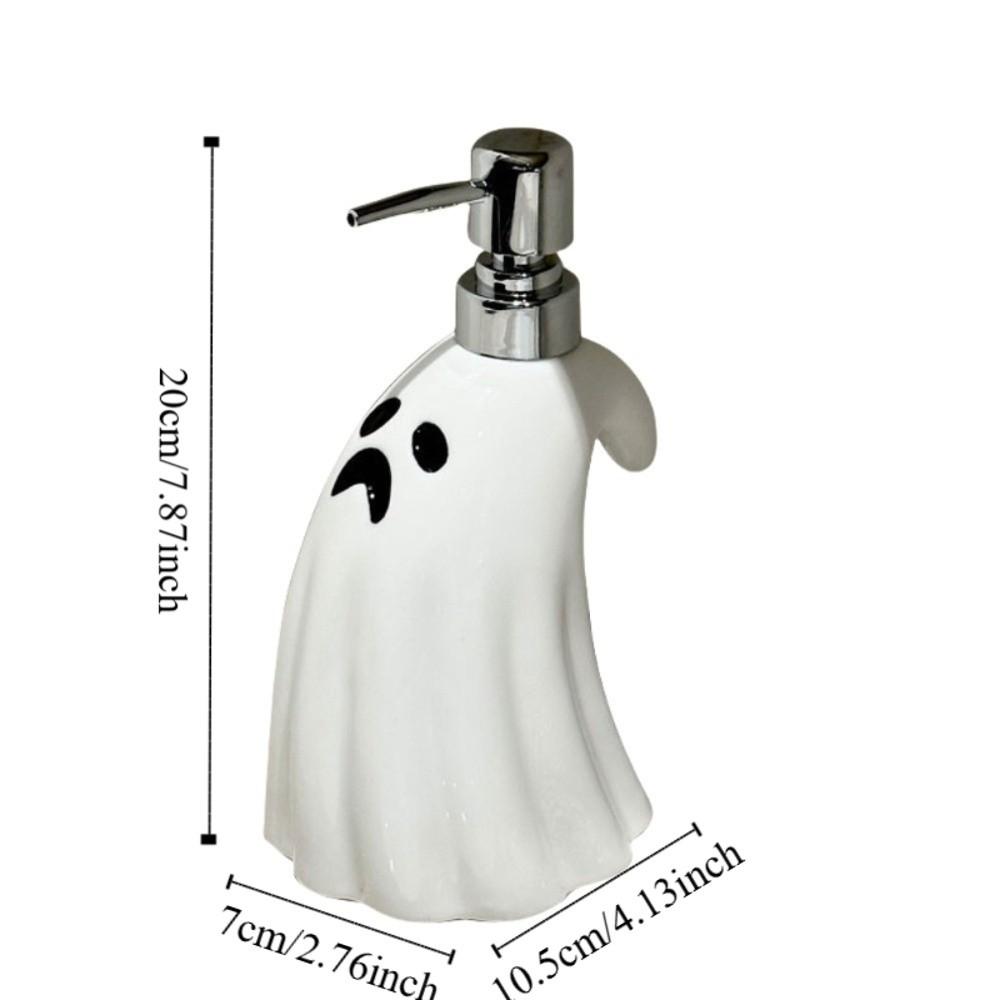 Empty Ghost Dispensing Bottle 380ML Shampoo Cosmetic Split Bottle Bathroom Supplies