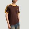 adidas Мужская вязаная полосатая футболка с круглым вырезом и коротким рукавом Originals Cali Топы KT7766