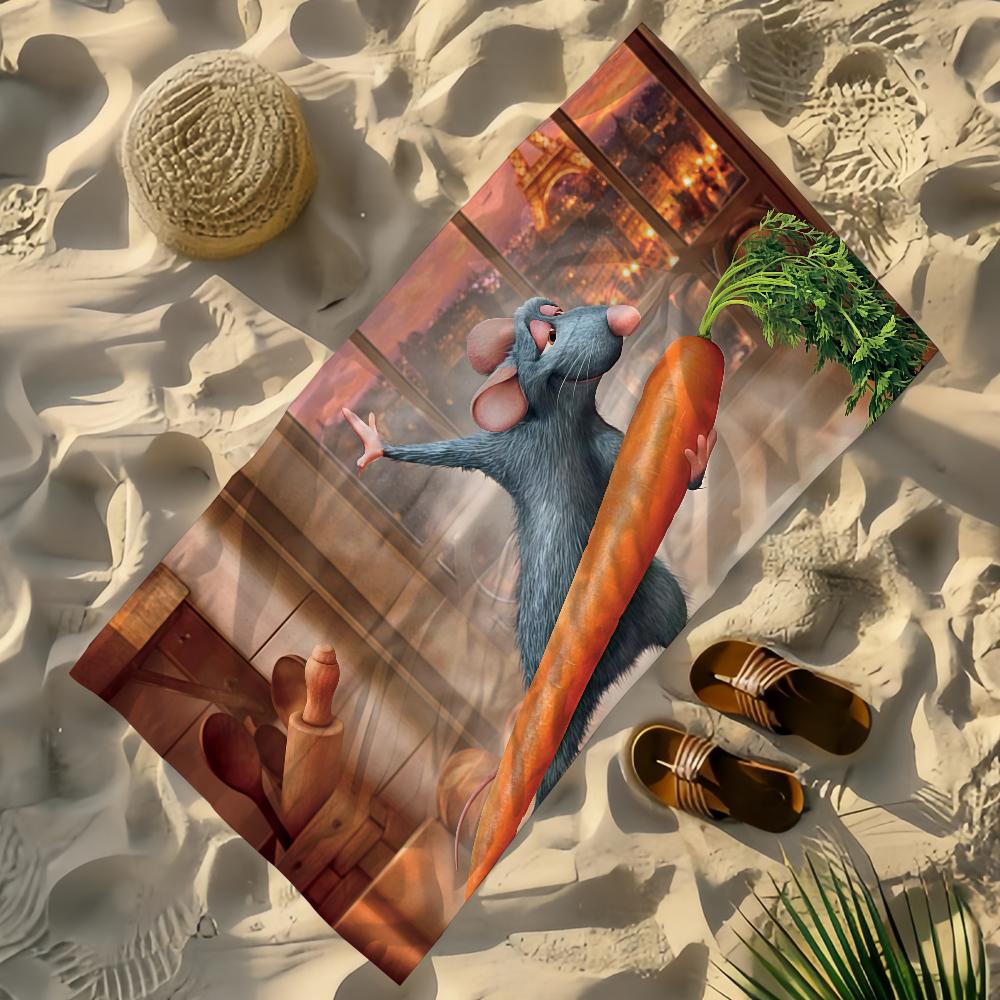 Towel Film Beach Bath Quick-Drying Lightweight Portable Sauna Camping Swim R-RatatouilleS-ES Pool Travel