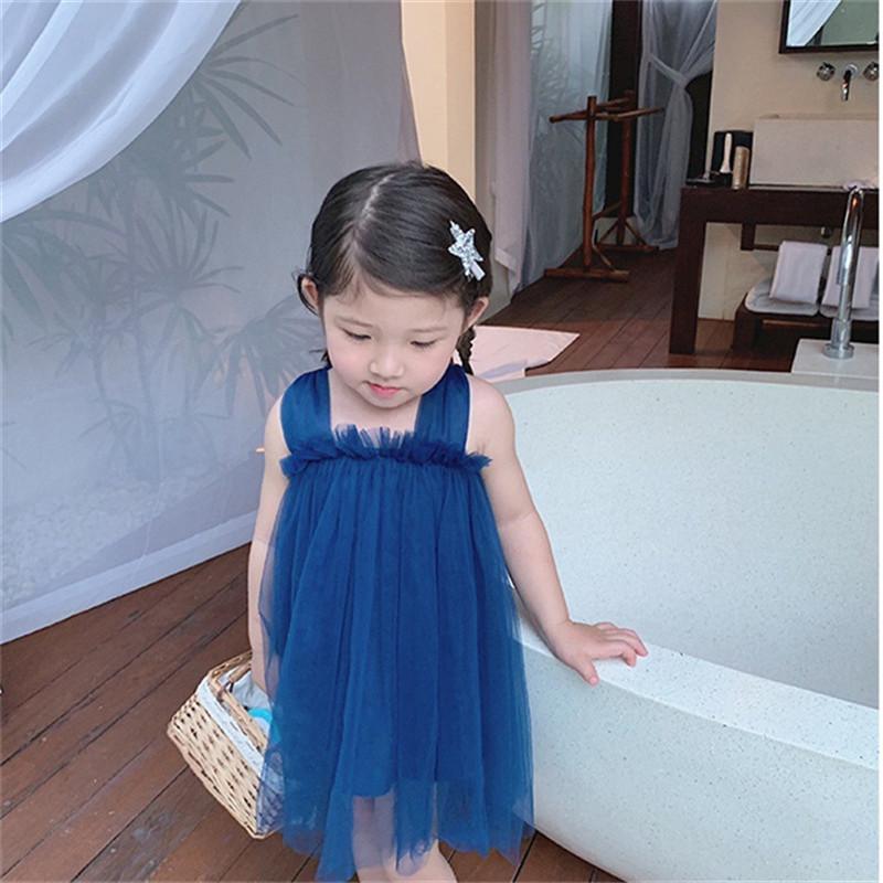 Платье для девочек, летние детские комбинезоны для маленьких девочек, бальное платье в сетку, платья, одежда принцессы для девочек