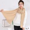 1PC Solid Women Men Scarf Knitted Unisex Thick Warm Winter Long EMA