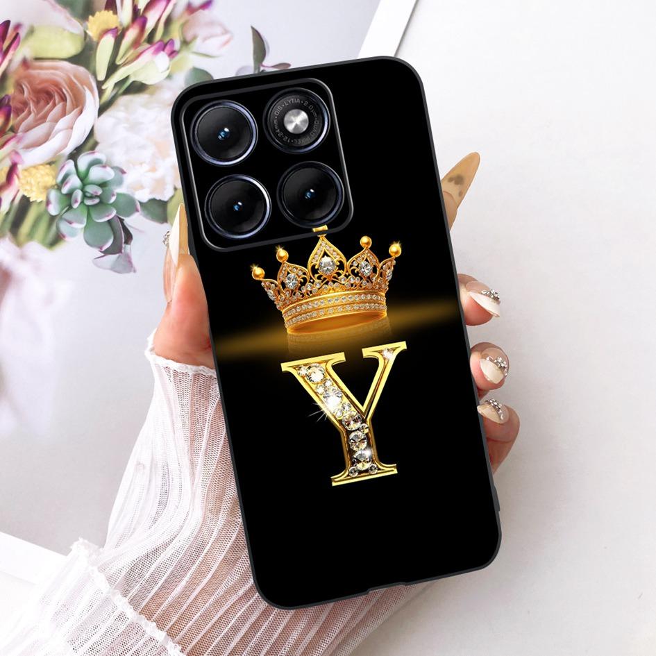 For Motorola Edge 70 Fusion 2026 Case XT2605-1 XT2605-2 Luxury Crown Letters Soft Silicone Cover For Moto Edge 70 Fusion+ Bumper