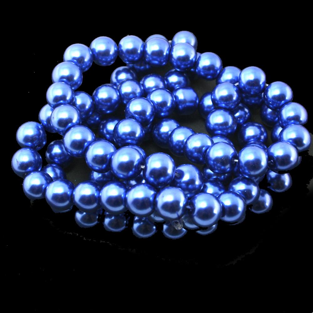 Стеклянные бусины для изготовления ювелирных изделий, украшения текстиля, диаметр 4/6/8 мм