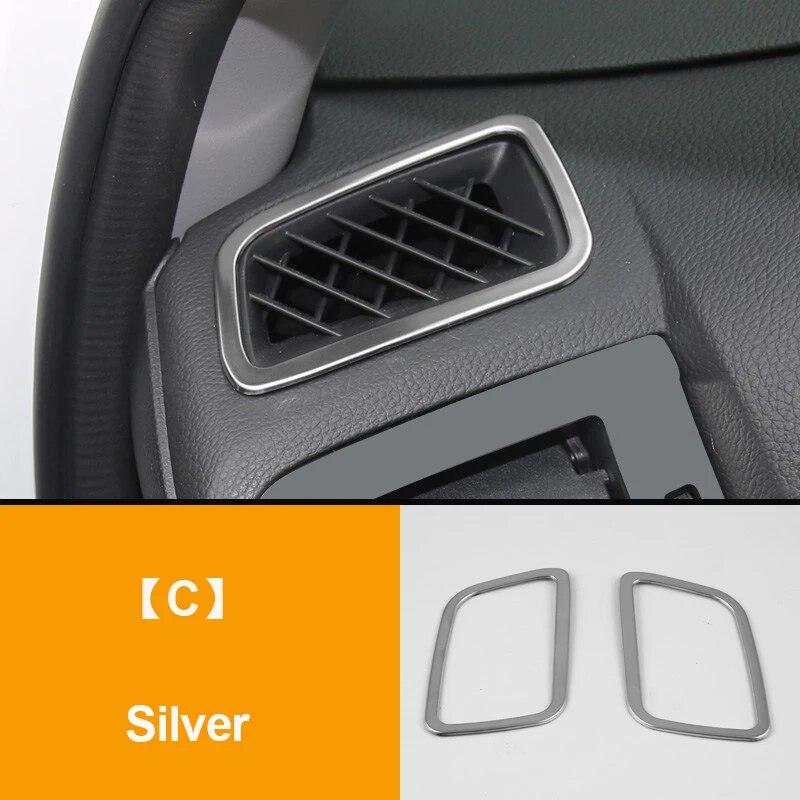 Для Honda crv CR-V 2017-2022 Нержавеющая приборная панель автомобиля, накладка на вентиляционное отверстие, выходная рамка, рамка, гарнир, молдинг, объемный объем