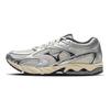 Mizuno Wave Orion Модная Ткань Синтетическая Кожа Прочная Поддержка Легкие Низкие Кроссовки Унисекс Светло-Серый D1GH232110