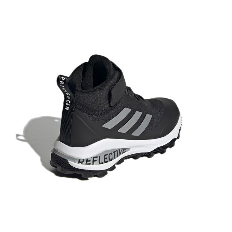 adidas Fortarun All Terrain K Нескользящие Устойчивые к истиранию Средние Детские Беговые Кроссовки Черно-Серые Детские GZ0165