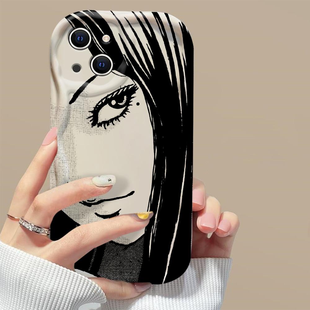 Хоррор Дзюндзи Ито Горячие комиксы Томиэ Чехол для телефона Для iPhone 16 15 14 13 12 11 Pro Max XS X XR 7 8 SE Ударопрочный Мягкий чехол