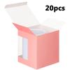 20 шт. розовых коробок для кружек для подарков, коробки для кофейных кружек, подарочные коробки с прозрачным окном для доставки, кружки, бумажные коробки для сладостей, подарочная упаковочная коробка