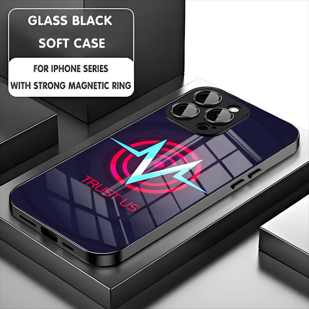 Чехол для телефона H-Hazbin H-Hotel для iPhone 17 16 15 14 13 11 12 Pro Max Mini Plus Магнитный стеклянный чехол для телефона