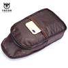 BULLCAPTAIN Genuine Leather Crossbody Bags Men Leather Shoulder Men Chest Bags Fashion Travel Handbags Man Messenger Bag Male