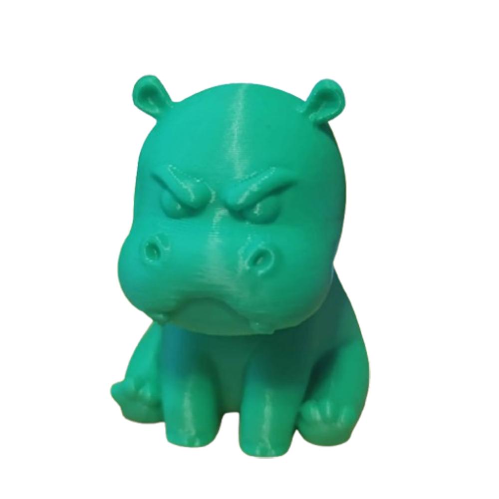 Фигурки гиппопотамов с 3D-печатью и градиентной расцветкой, креативный злой гиппопотамчик, украшение для дома