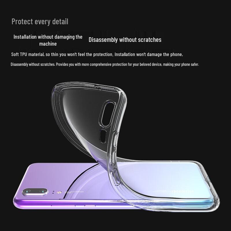 Прозрачный противоударный чехол Snowkids для серии Huawei Nova
