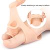 1 пара разделителей пальцев ног для женщин, корректор косточек на пальцах ног, мягкие силиконовые разделители для пальцев ног, для устранения накладывающихся друг на друга косточек на мозолях, облегчение боли в передней части стопы