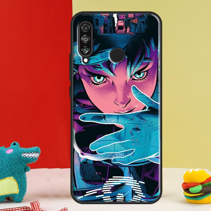 Чехол для Huawei Nova 12s 12i 11i 8i 9 10 SE Y91 Y90 Y60 Y70 Y72 Y61 P20 P40 P30 Lite P60 Pro с изображением из аниме Призрак в доспехах