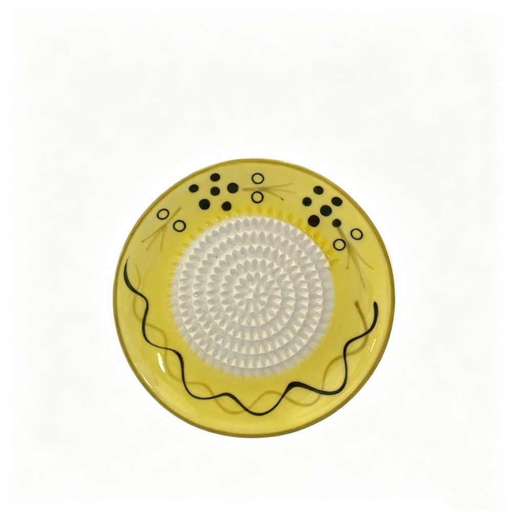 Non-Slip Ceramic Ginger Grater Easy Clean Fruit Grinding Tool Manual Garlic Masher  Tomato Grating