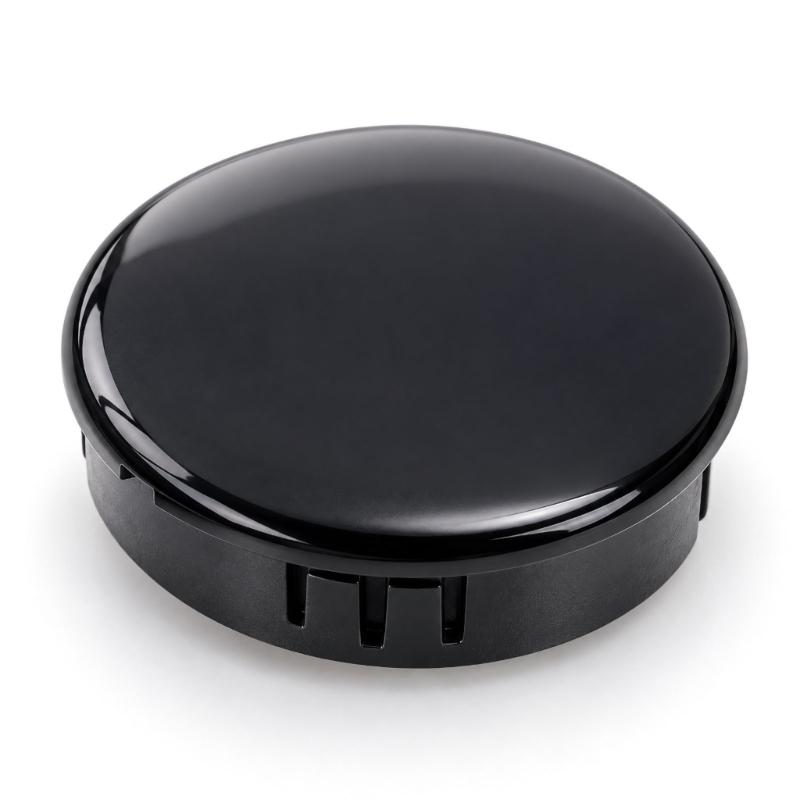 Replacement Boat Steering Wheel Hub Cap, Black Polycarbonate Center Cover for Uncovered, Missing, or Worn Hub Positions