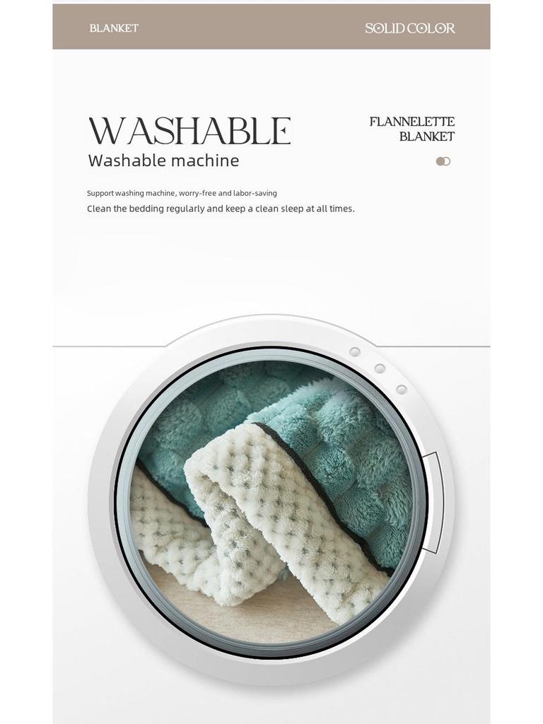 Двухслойное толстое бархатное одеяло - для кровати, дивана и покрывала