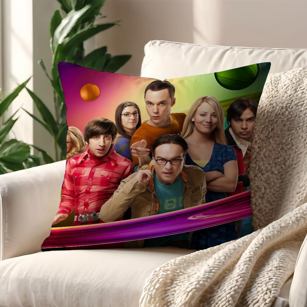 Hot TV TThe Big Bang TTheory cushion cover For Pillow Printing Sofa Decoration Home Room Coffee Shop Office Nordic Simplicity