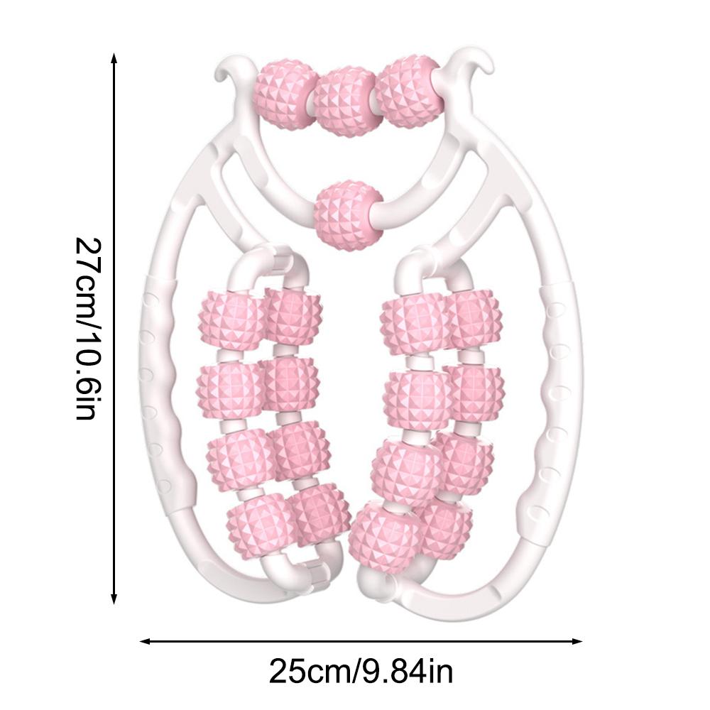 20-роликовый массажер для ног для похудения и расслабления, массажер для бедер и икр с воздушной компрессией и разминанием для облегчения мышечной боли, для домашнего использования