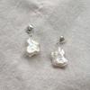 geegee [silver925] baroque pearl navi earring