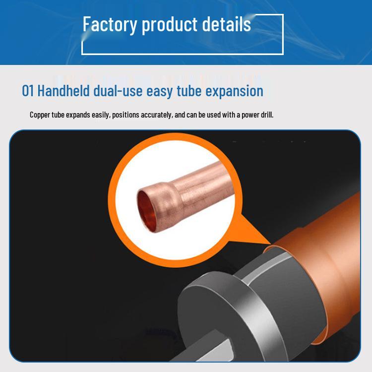 Инструмент для развальцовки меди «Пять в одном» для установки и ремонта кондиционеров