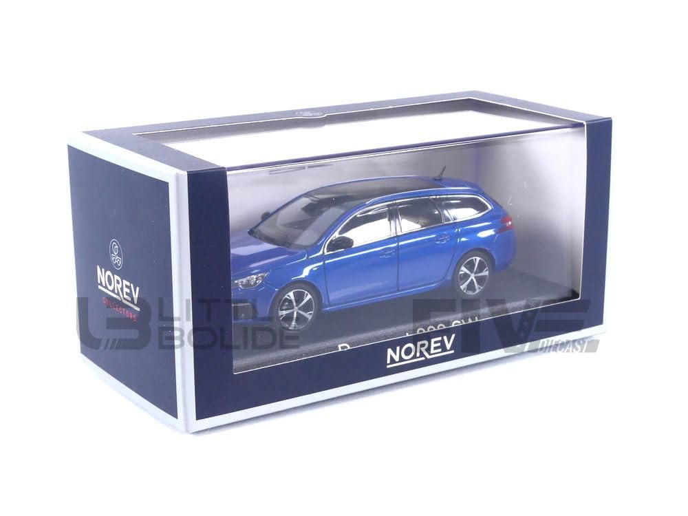 Norev Peugeot 308 SW GT 2020 Vertigo Blue 1/43