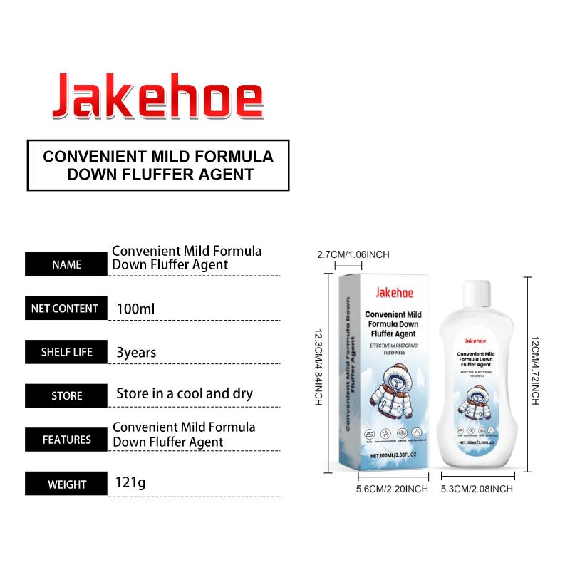  Down Fluffing Softener Prevents Clumping Shrinkage For Jacket Washing Protects Down Insulation During Laundry