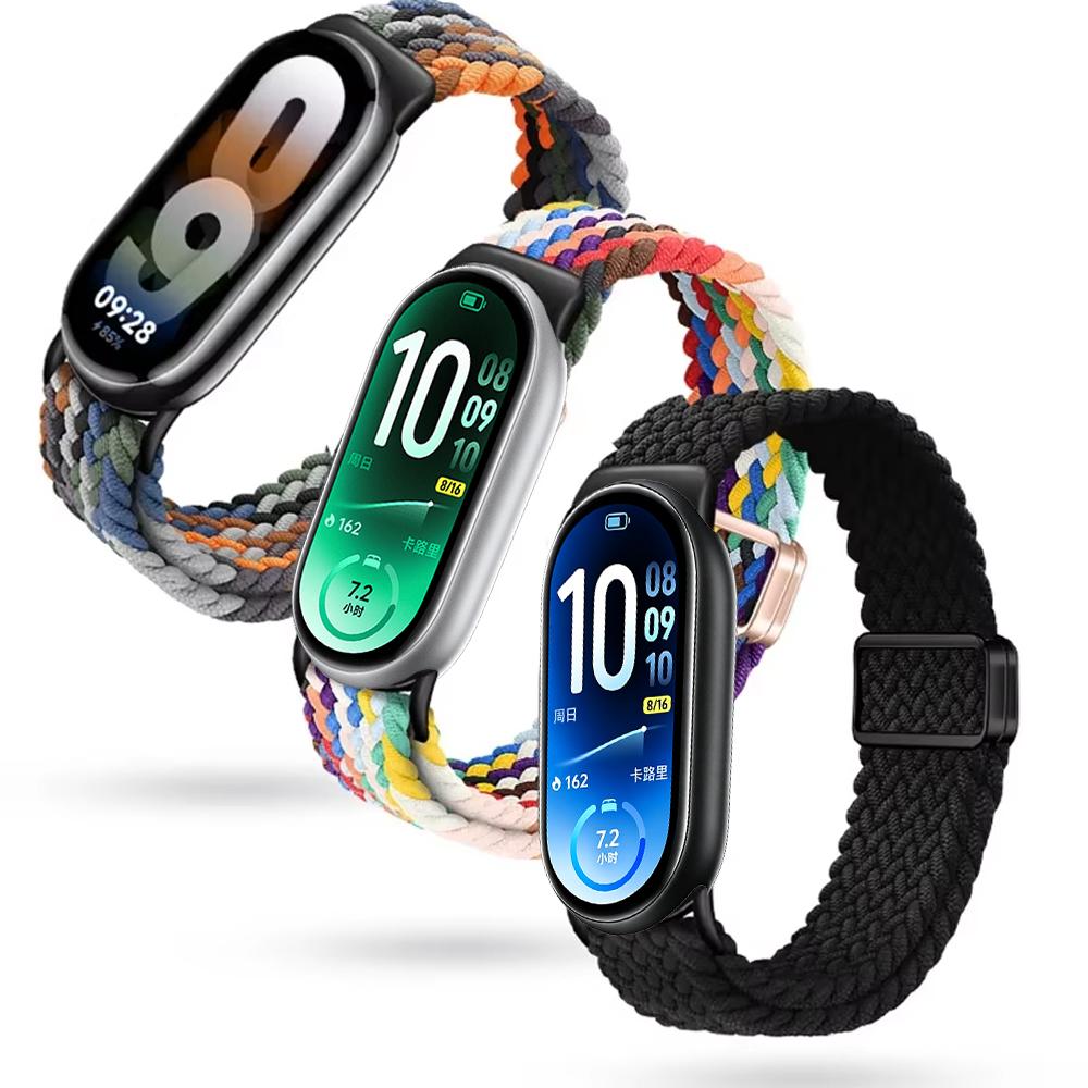 Нейлоновый ремешок для Xiaomi Mi Band 11 10 Высококачественный дышащий спортивный браслет Аксессуары для Mi Band 9 8 NFC Замена ремешка 3