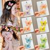 4/6pcs Colorful Butterfly Bow Hair Clip For Baby Girls Cute Rhie Side Barrettes Princess Fairy Hairpin Set Fashion Accessories
