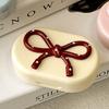 Candy Color Contact Lenses Box Cute Bow Portable Contact Lens Case with Tweezer Suction Stick Set for Travel Kit Holder