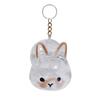 Dog Hair Collector Charm Keychain Transparent Pet Fur Keepsake Capsule Rabbit Memorial Pet Hair Collection Bottle Charm with Keyring Gift for