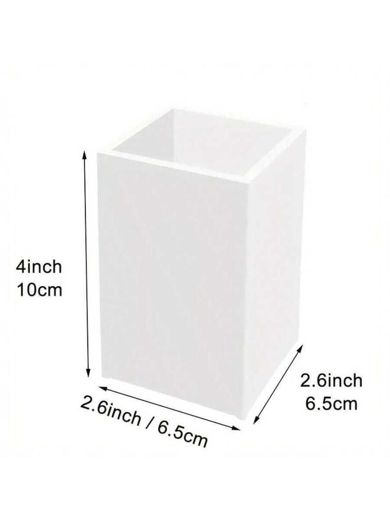 Черная/белая косметическая коробка для макияжа, акриловая кисточка для макияжа, ящик для хранения инструментов, чехол, картридж большой емкости, практичное хранение кистей