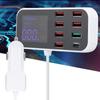 8 Ports Multiple USB Fast Chargers Charging Station Hubs Digital Display for IOS Android