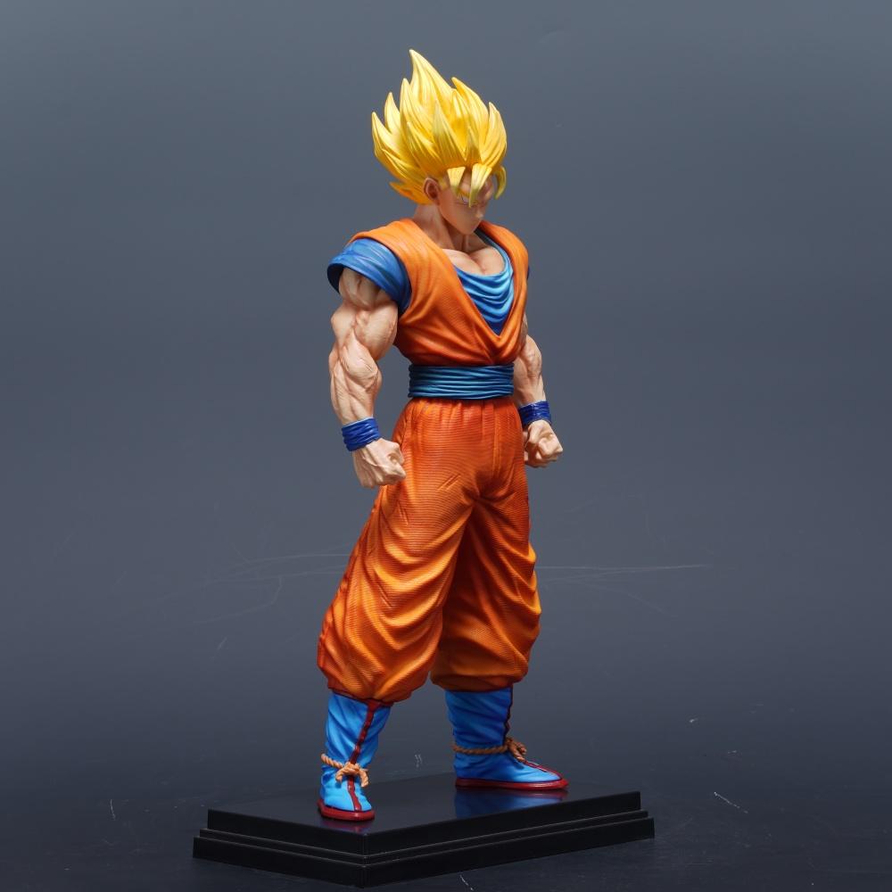 31 см/12,2 дюйма Аниме Фигурка Dragon Ball Супер Сайян Гоку Фигурки Действия ПВХ Статуя Настольное Украшение Коллекционная Модель Игрушки Подарки 2 Круглых Сенсорных