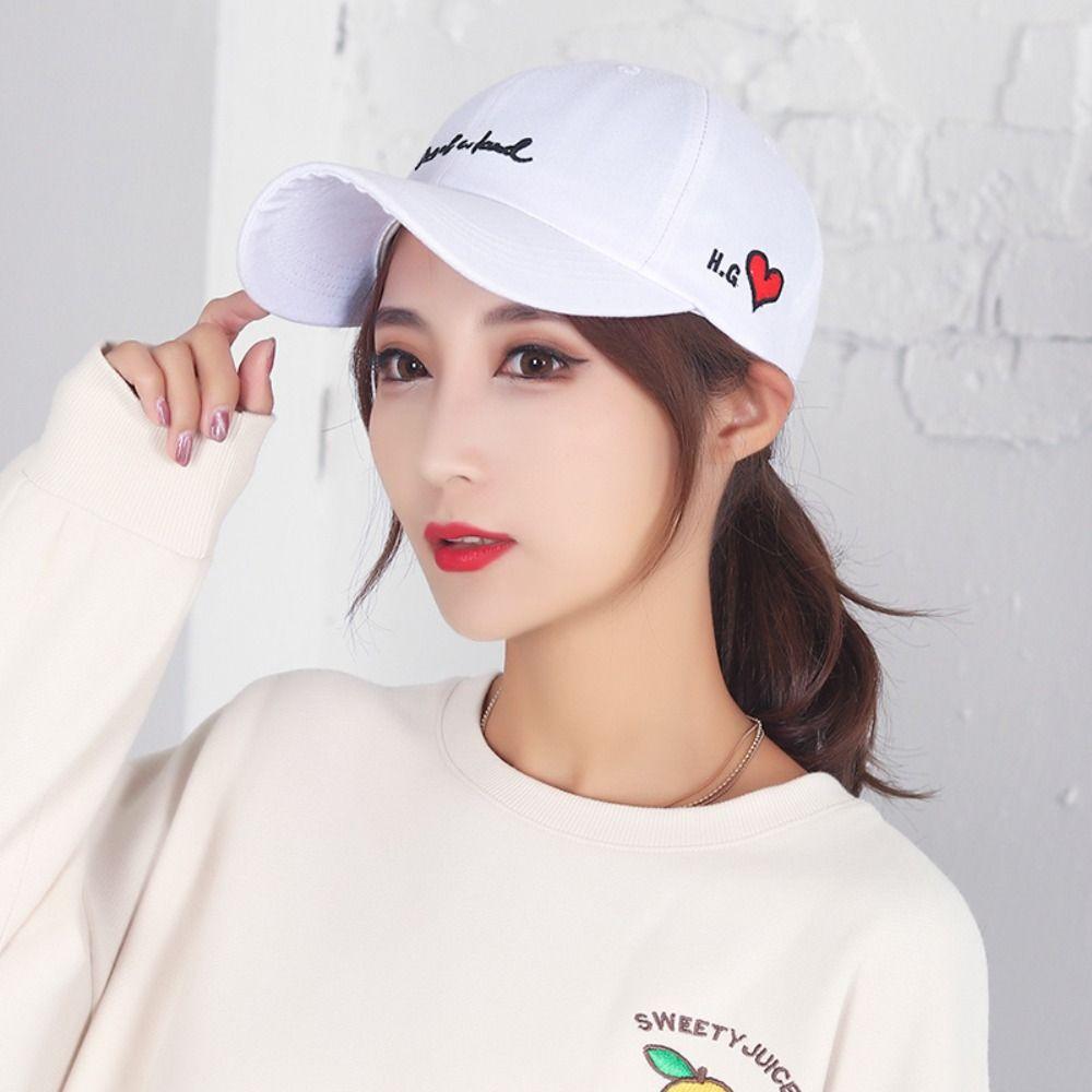 Cotton Baseball Hat Embroidery Sun Visors Hat Summer Snapback Cap  for Men Women
